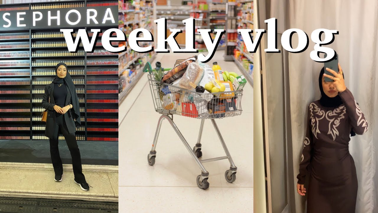 weekly vlog living in London - bedroom makeover, shopping for winter, groceries, sephora london