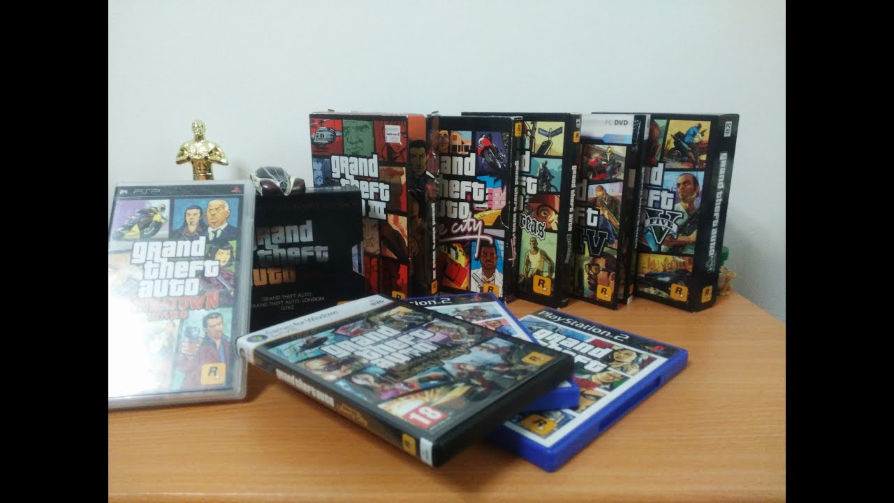 GTA Collection - Grand Theft Auto Collection - Unboxing (1997-2015)