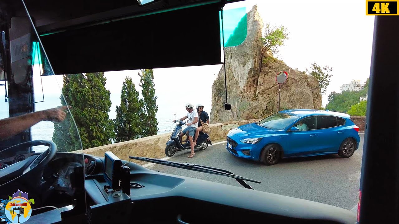 Italian Bus Driver In Amalfi Coast