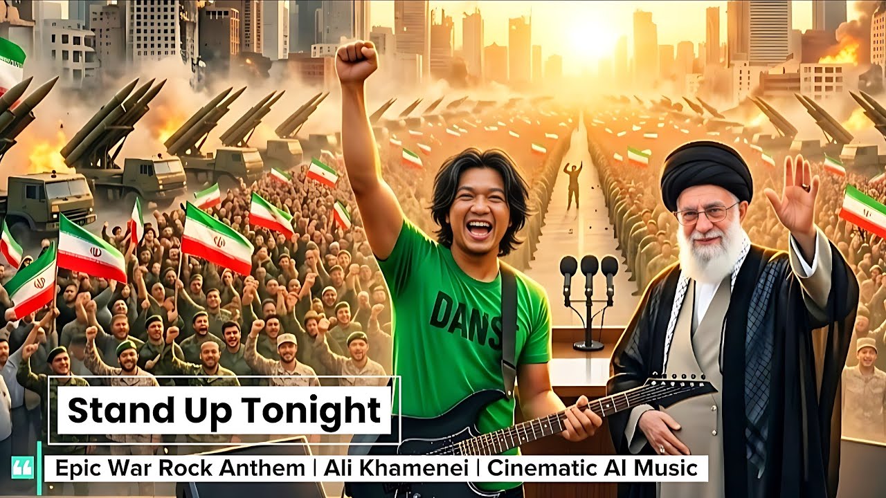 Stand Up Tonight — Epic War Rock Anthem | Ali Khamenei | Cinematic AI Music