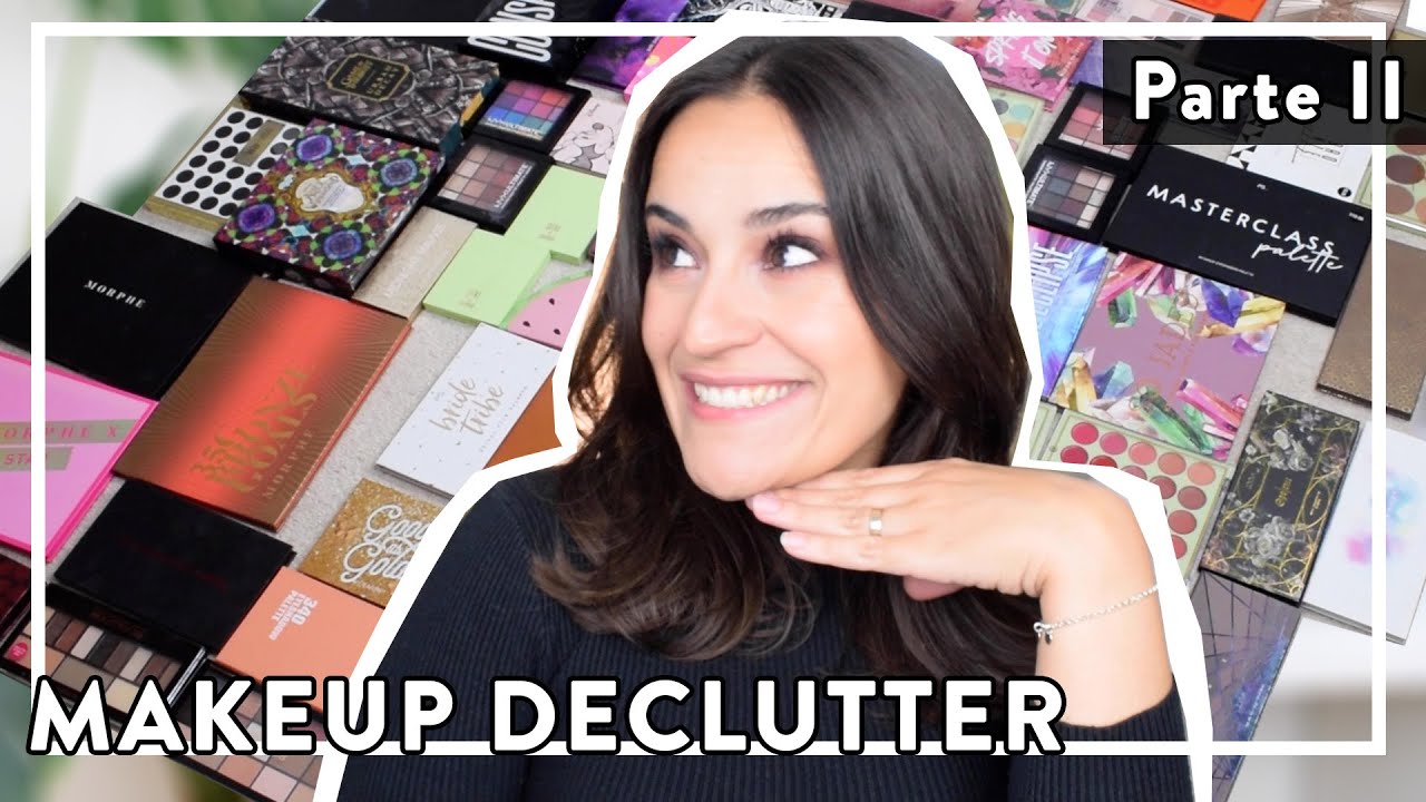 MAKEUP 'DECLUTTER' pt 2 | mostrei TODAS as minhas paletas de sombras!