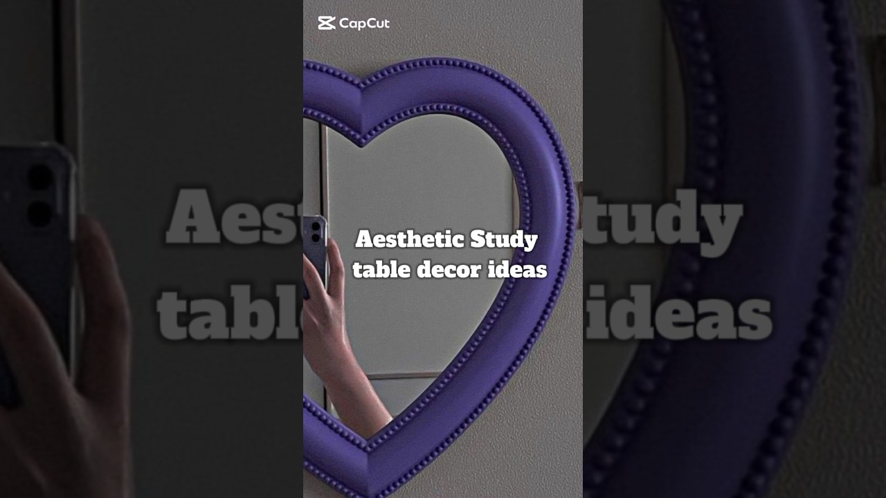 Aesthetic study table decor ideas #like #aesthetic #subscribe #viral