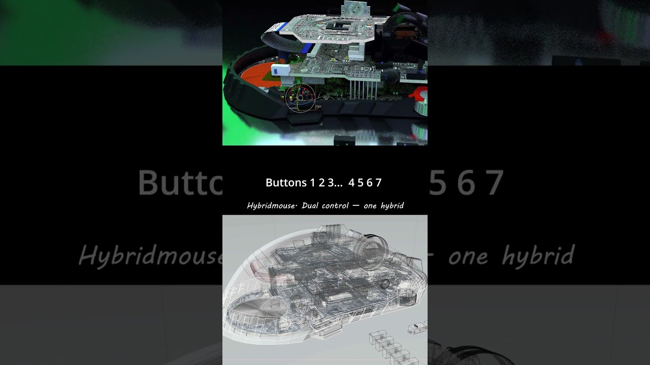 I made MildHybrid: 21 Buttons, 3 Wheels, 1 Joystick