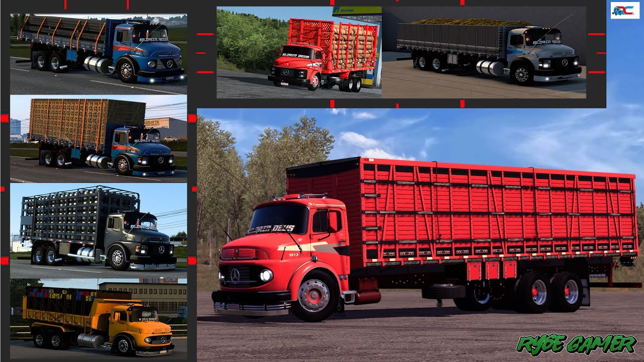 ✅SAIU ATUALIZAÇÃO MB 1113 SERIES BY ROMARIO CARDOSO ETS2 1.44 ACESSORIOS E IMPLEMENTOS NOVOS MOD TOP