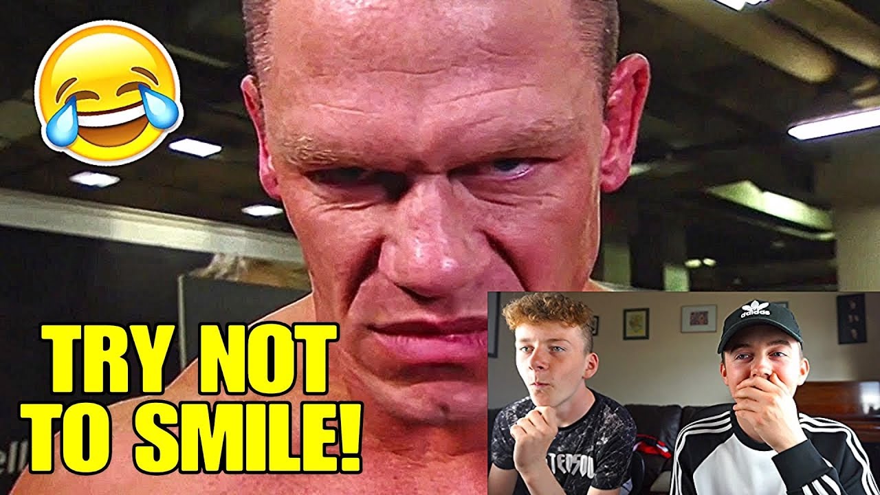 TRY NOT TO SMILE CHALLENGE - WWE EDITION!