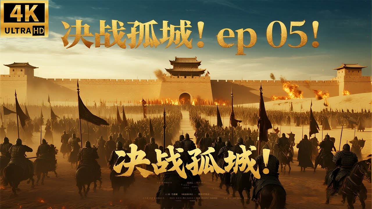 2026必看战争电影！孤城决战！20万黑甲重骑兵大军压境，元帅黄晓明死战不退轻松歼灭大军！