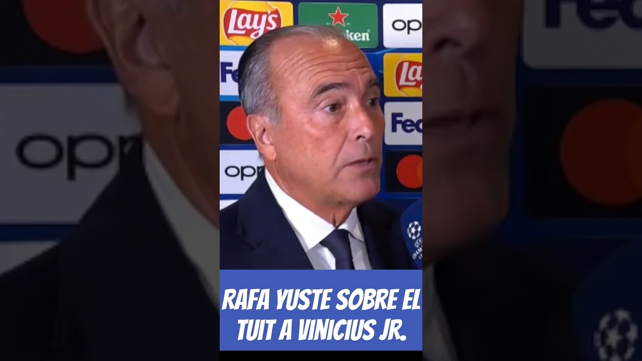 Rafael Yuste, vice presidente deportivo del #barcelona  se pronuncia sobre el tuit a #vinicius