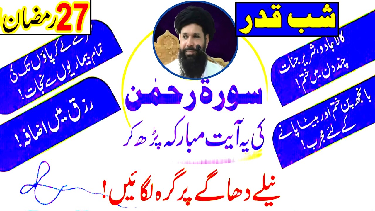 Lailatul Qadar Powerful Wazifa | Surah Rahman Ka Secret Amal | Rizq Aur Kamyabi