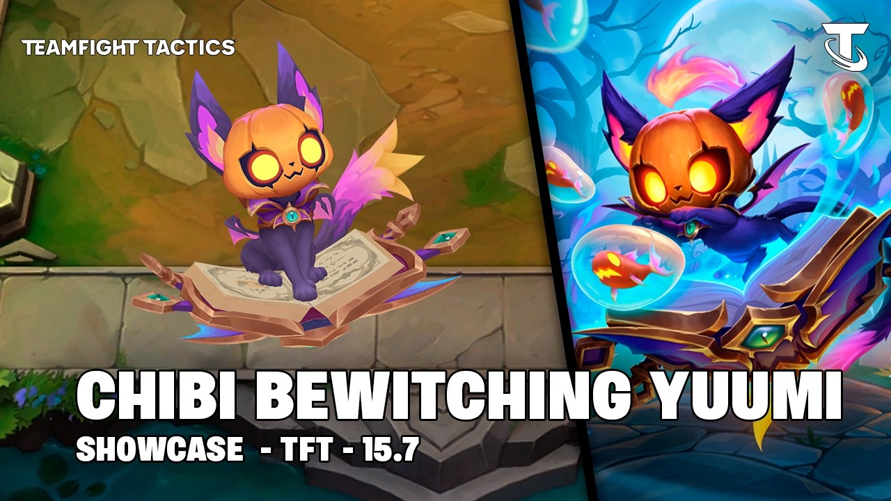 CHIBI BEWITCHING YUUMI - EMOTES, BOOM, FINISHER | TFT 15.7