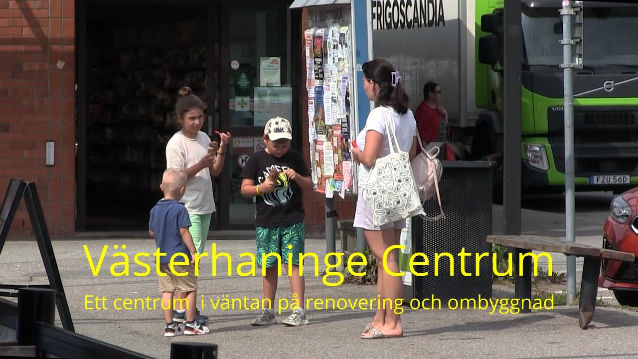 2022-08-16 VÄSTERHANINGE CENTRUM - Ett centrum  i väntan på renovering och ombyggnad