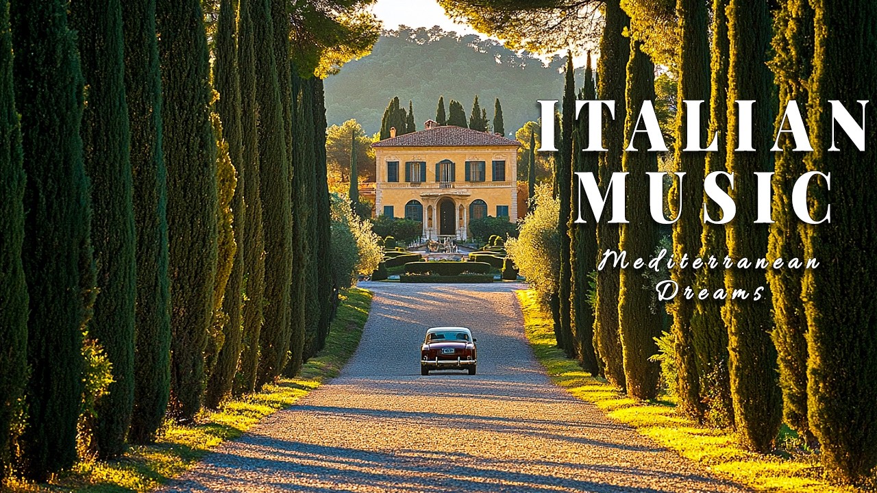 🎶 Italian Vibes & Mediterranean Music 🎶 2+ Hours Scenic Coastal & Lake Relaxation 4K