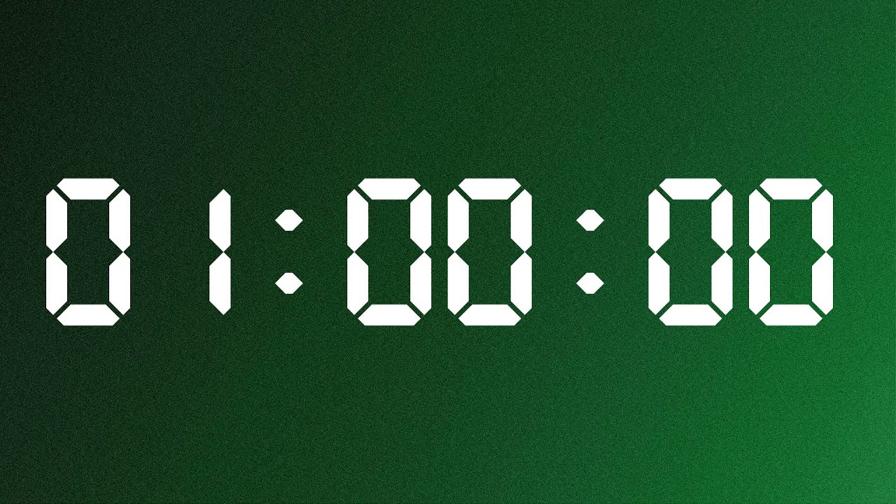 1 Hour Timer to Reset Your Focus with Reiki Music Healing | Rolex Green Edition | NX 🎵🎵