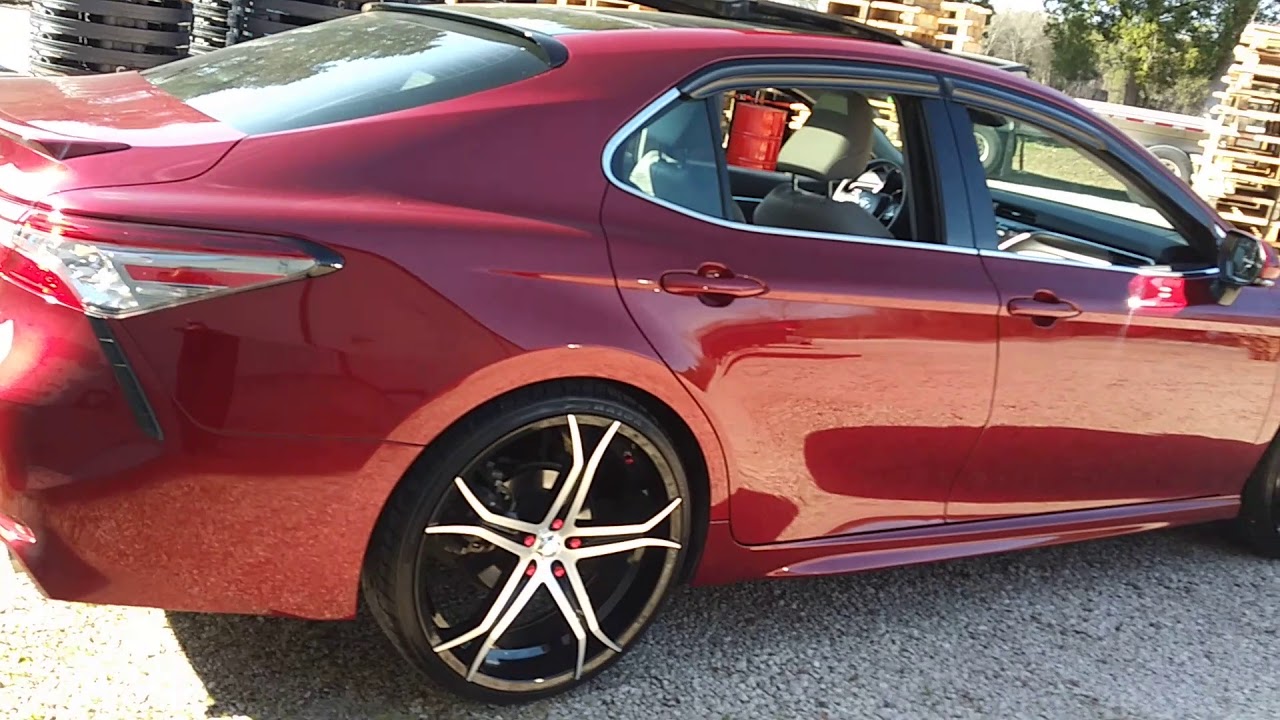 2018 Camry XSE on 22s (first on YouTube) new mods