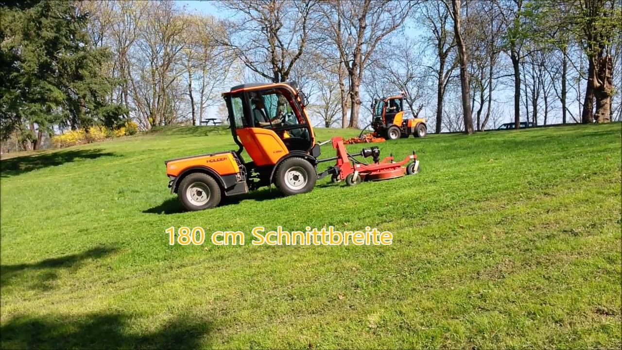 Holder C 270 & Holder C 250 mit Sichelmäher
