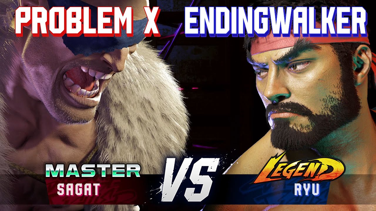 SF6 ▰ PROBLEM X (Sagat) vs ENDINGWALKER (Ryu) ▰ High Level Gameplay