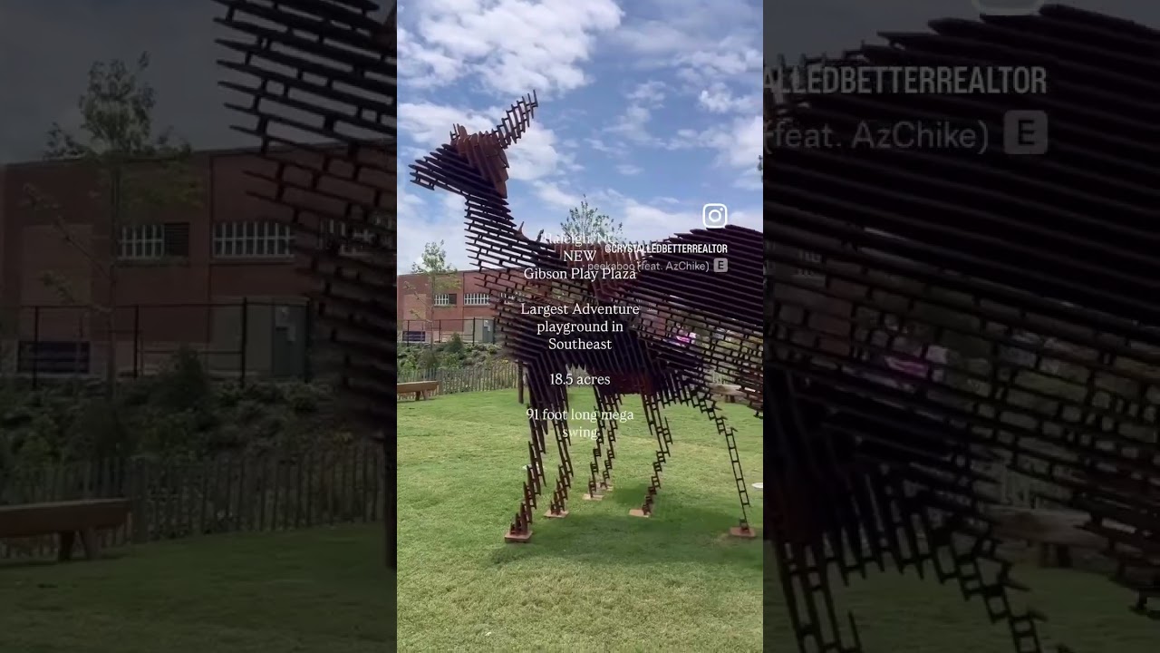 NEW in Raleigh! The Gibson Play Plaza at Dorothea Dix Park is open -WOW is it a Hot-spot for summer!