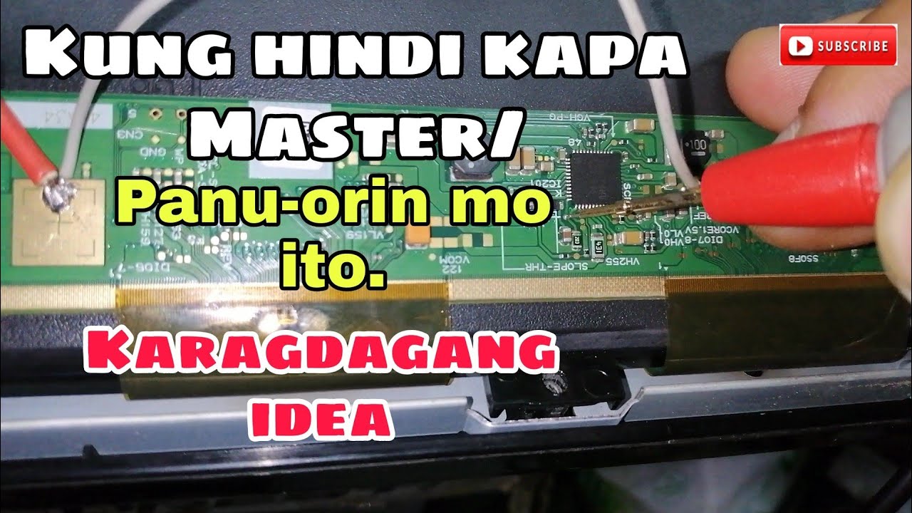 Panu mag trouble shoot nang led tv na panel ang problema.