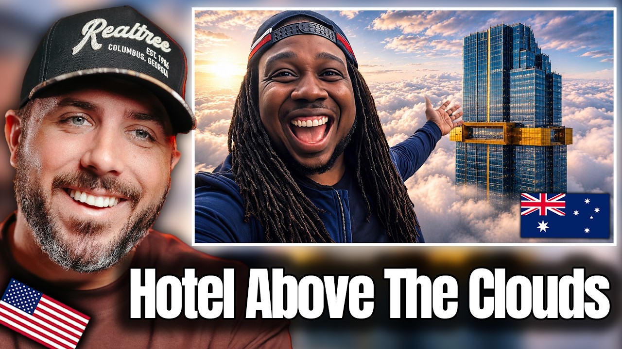 American Reacts to Australian Hotel in the clouds...