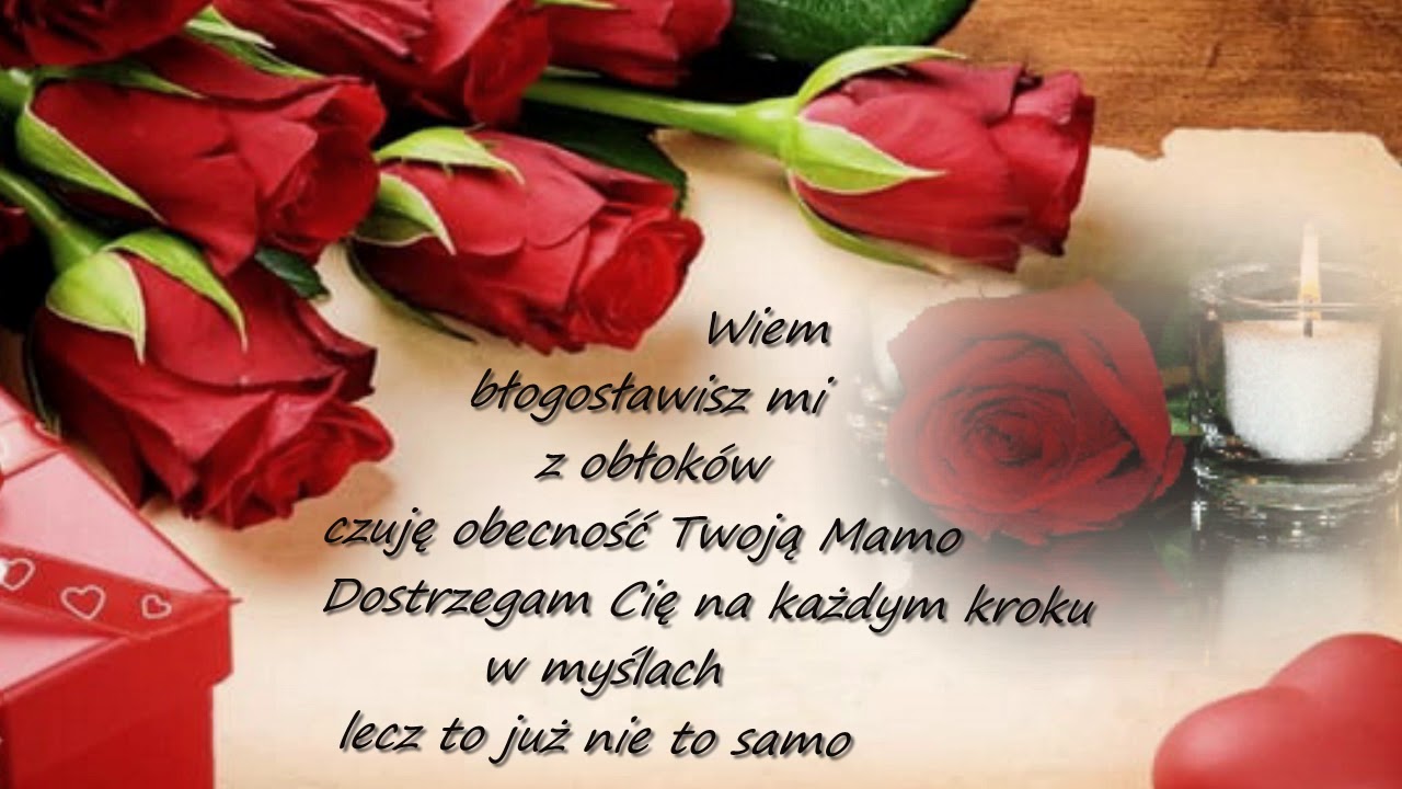 List do Ciebie Mamuś  piszę