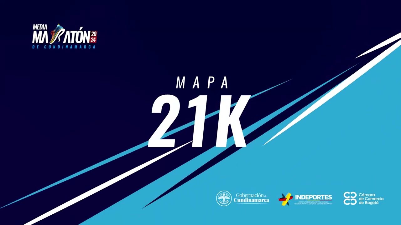 MAPAS Y ALTIMETRIA MEDIA MARATÓN DE CUNDINAMARCA