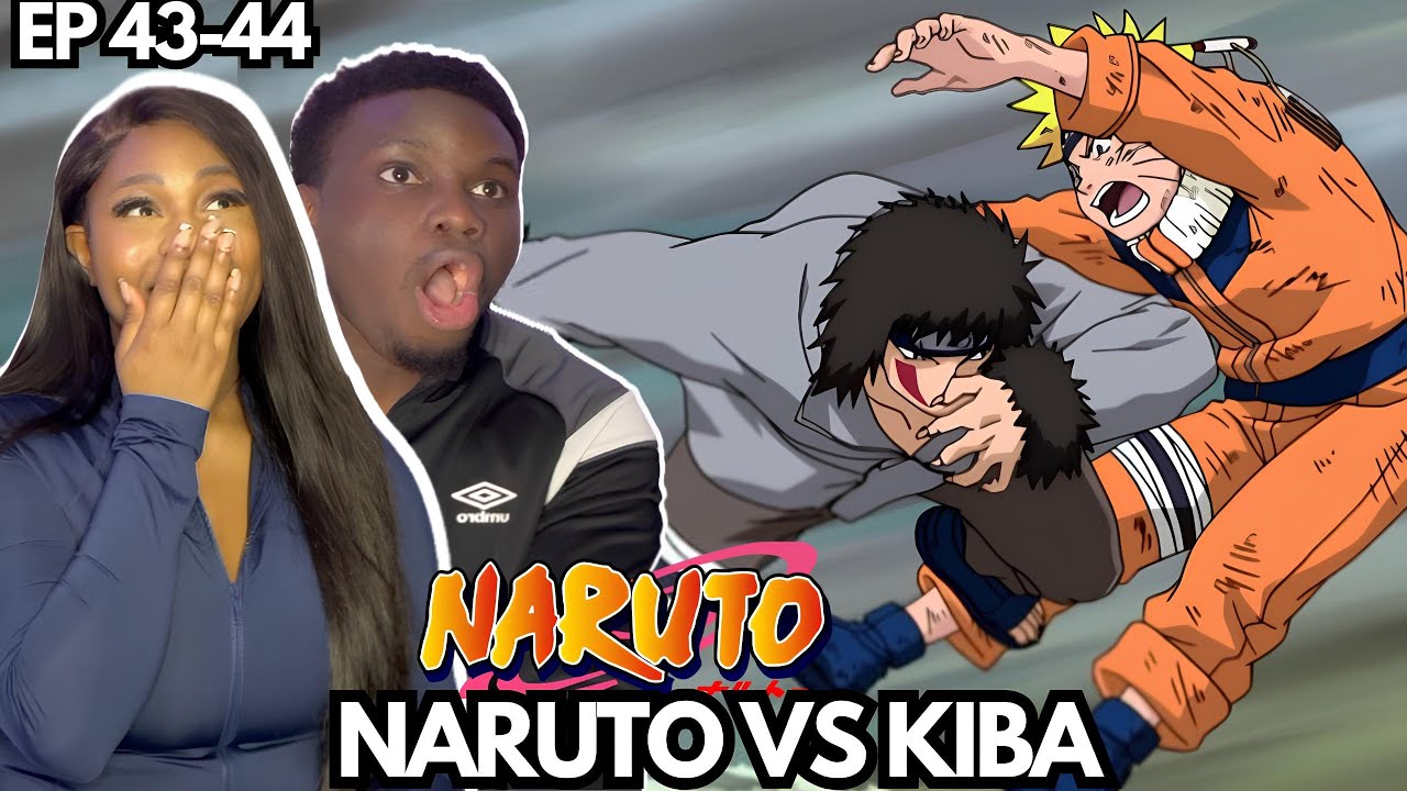 NARUTO VS KIBA!!! NARUTO EPISODE 43-44 REACTION/REVIEW