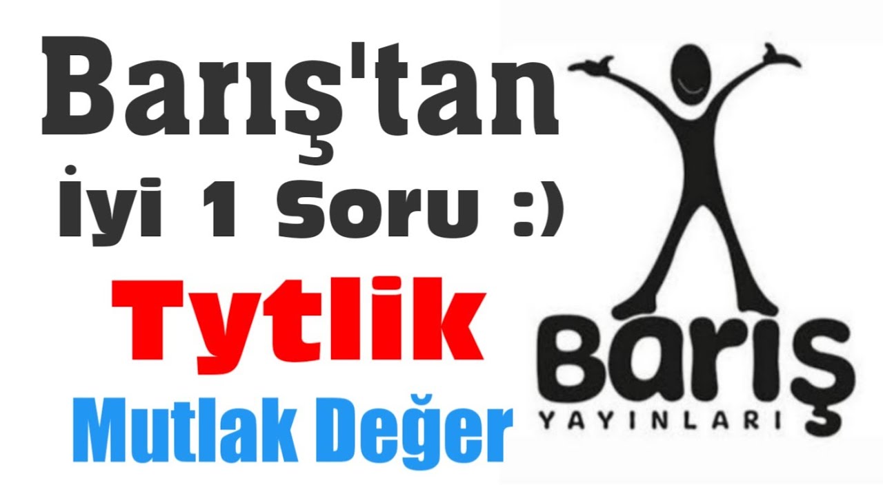 Barış Yayınlarından | İyi 1 Soru :)