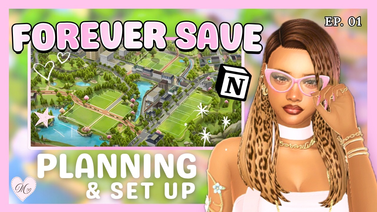 starting my own FOREVER SAVE in the sims 4! ♡ ep. 1 save file diaries