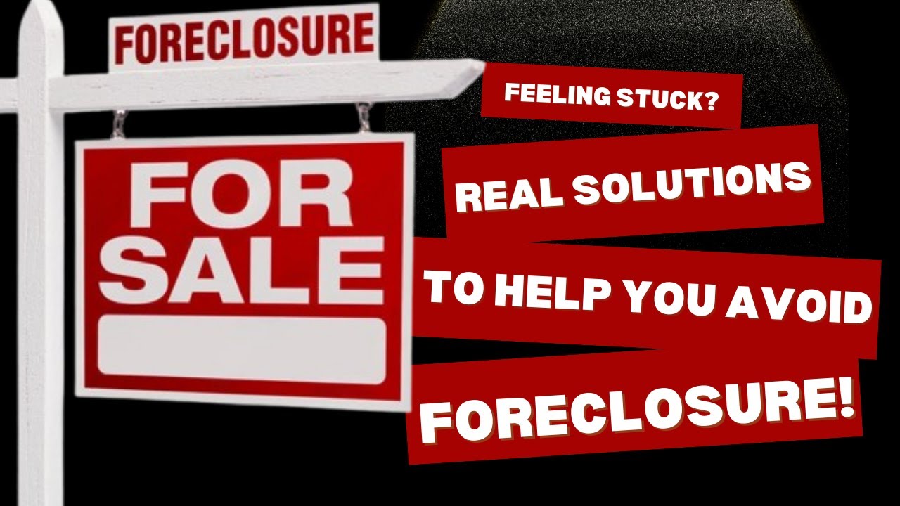 How to Avoid Foreclosure&mdash;Straight Talk from a Real Estate Pro