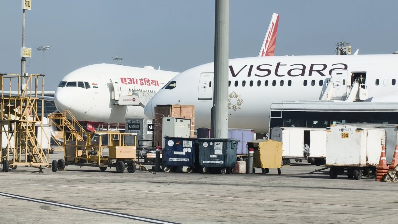 Boing777 & Boing787 || Air India and Vistara Aircraft taxing || #video 