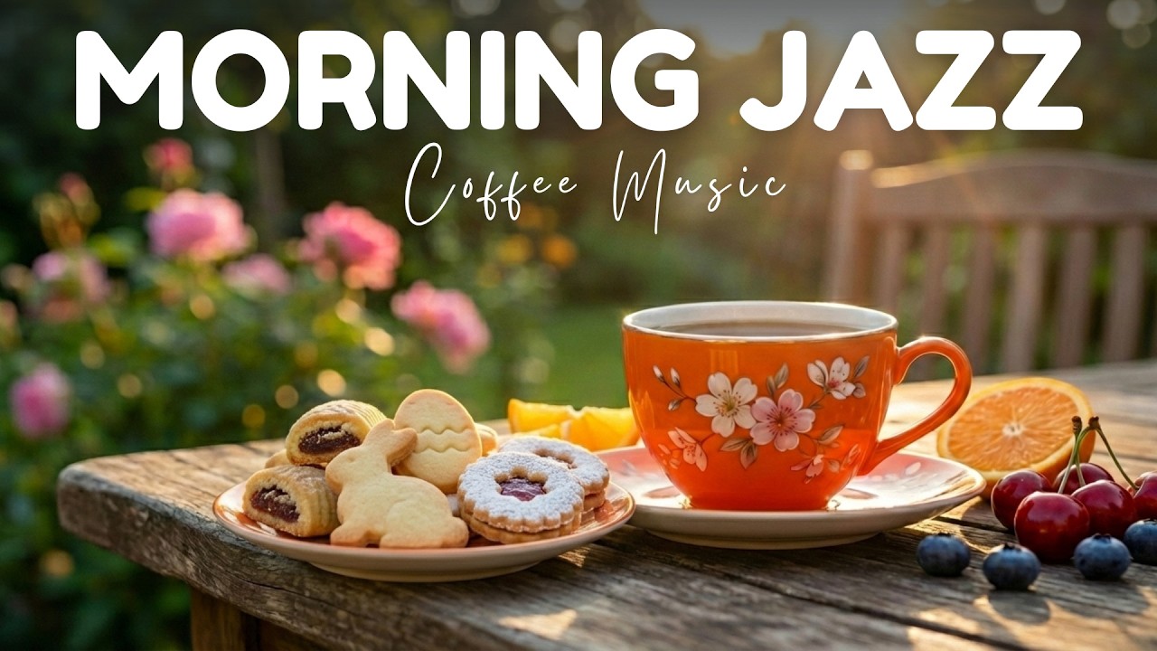 Spring Morning Jazz ☕ Cozy Bossa Nova & Elegant Café Music for Calm Focus & Positive Vibes