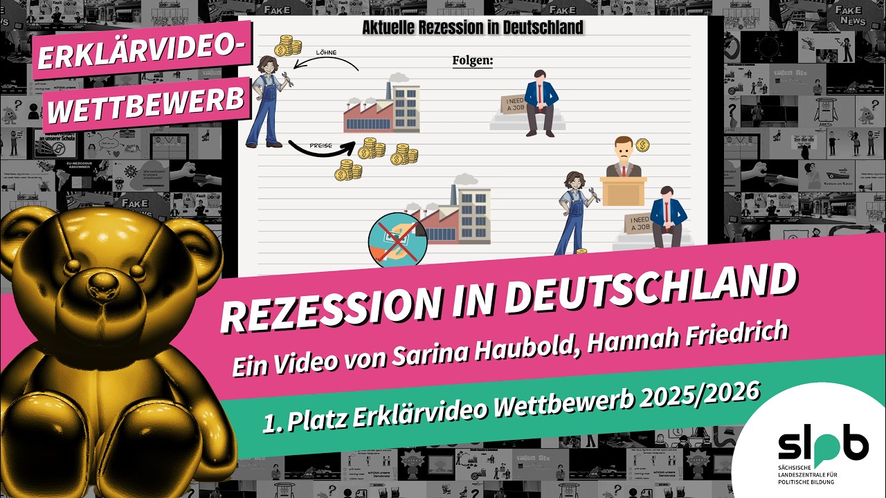 Rezession in Deutschland - 1. Platz Erkl&auml;rvideo Wettbewerb 2025/2026