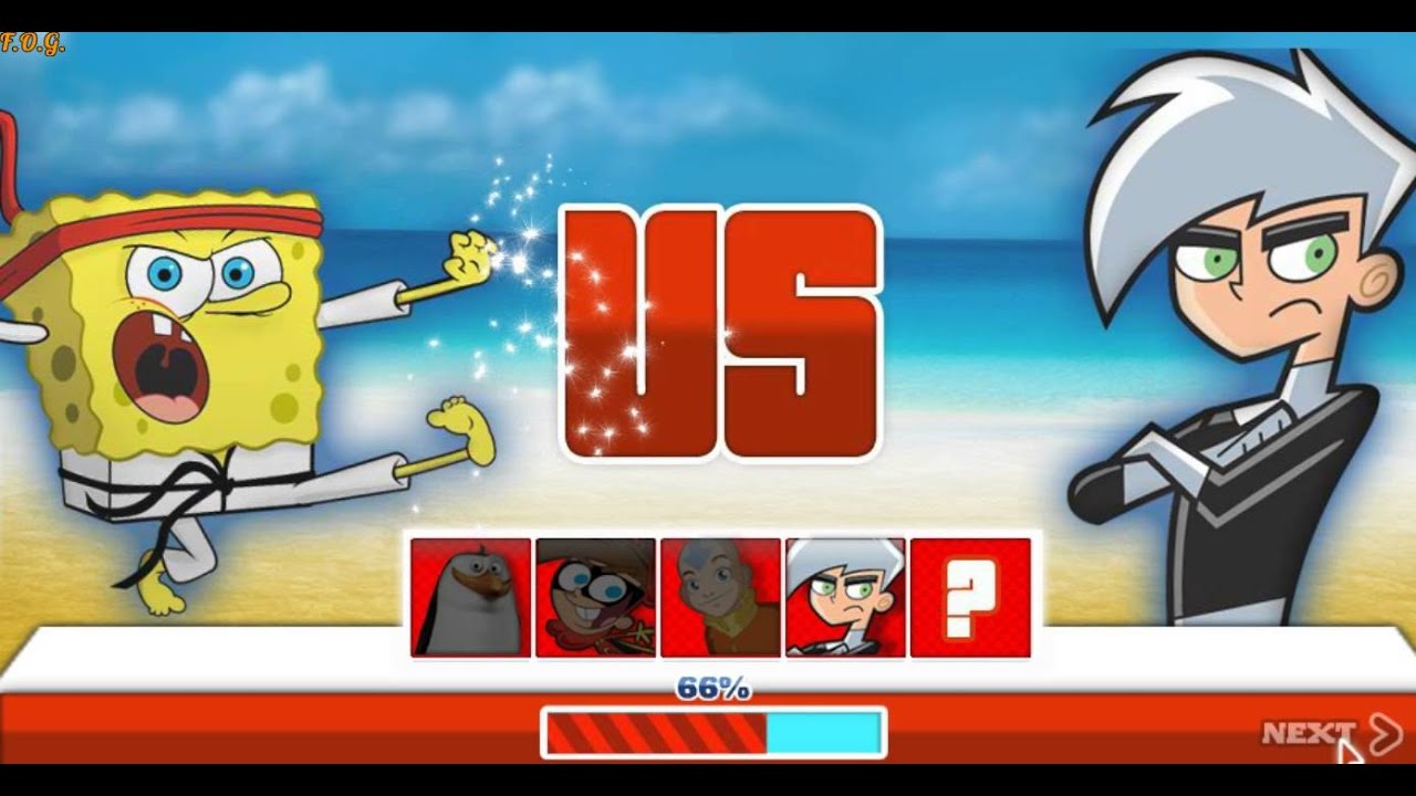 Super Brawl Summer (Губка Боб супер драки) - прохождение игры
