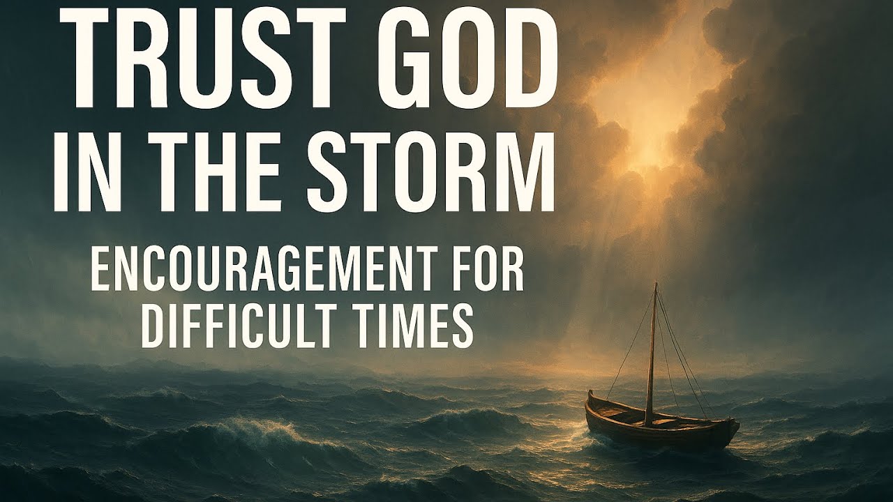 Trust God in the Storm | Encouragement for Difficult Times | Inspirational and Motivational