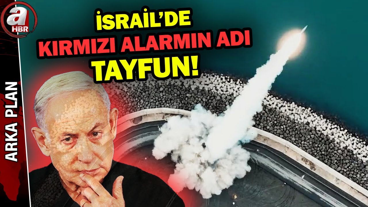 İsrail panikte! Kırmızı alarmın adı: Tayfun | A Haber