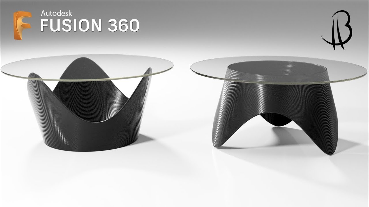 Furniture Design Speedrun 1 - Using Autodesk Fusion 360 - table