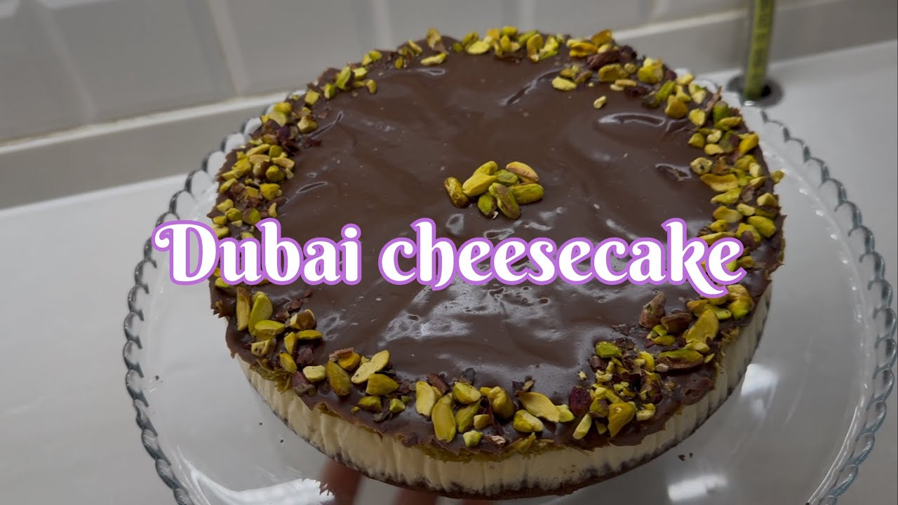 Dubai cheesecake PİŞEN!!!! #cheesecake #dubaichocolate 