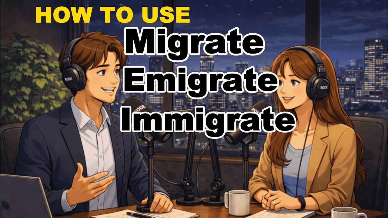 Migrate vs Emigrate vs Immigrate | Confusing English Words Explained Easily | Daily English
