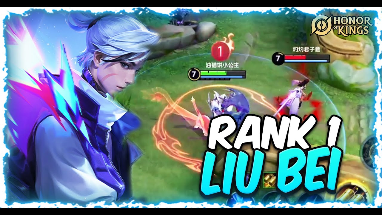 RANK 1 LIU BEI GAMEPLAY#honorofkings