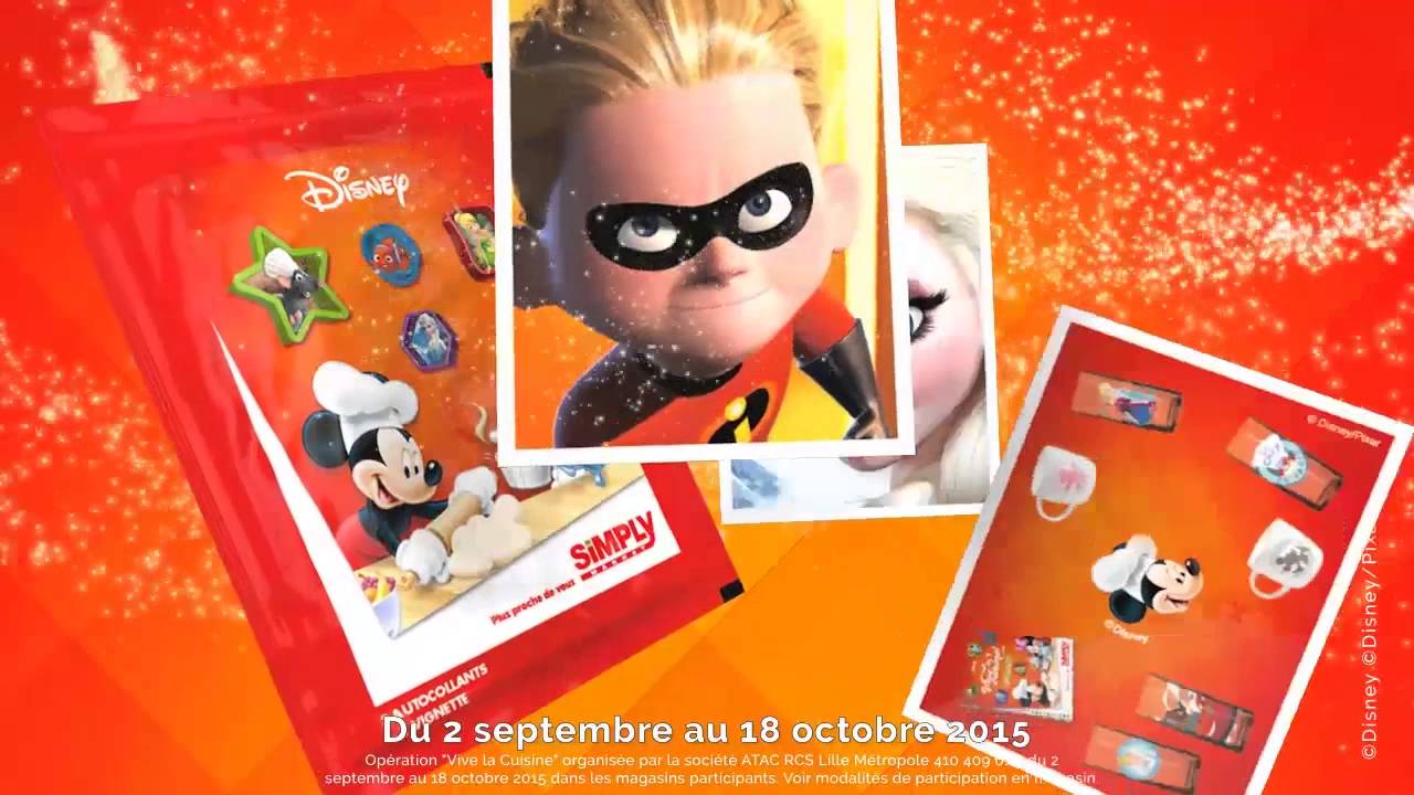 Simply Market et Disney pr&eacute;sentent Vive La Cuisine