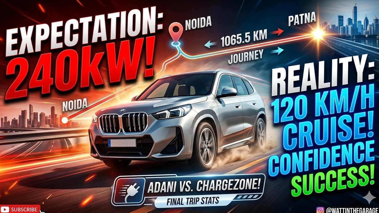 Noida to Patna in a BMW iX1: 1,000 KM Electric Endurance Test! 🚗⚡