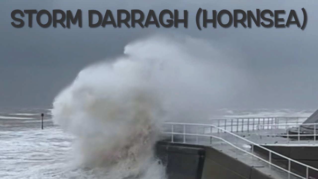 Storm darragh uk (Hornsea)