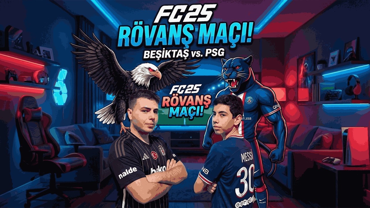 RÖVANŞ ALALIM DEDİK REZİL OLDUK! 🤬 FC25'te Abi Terörü (PSG vs BJK)