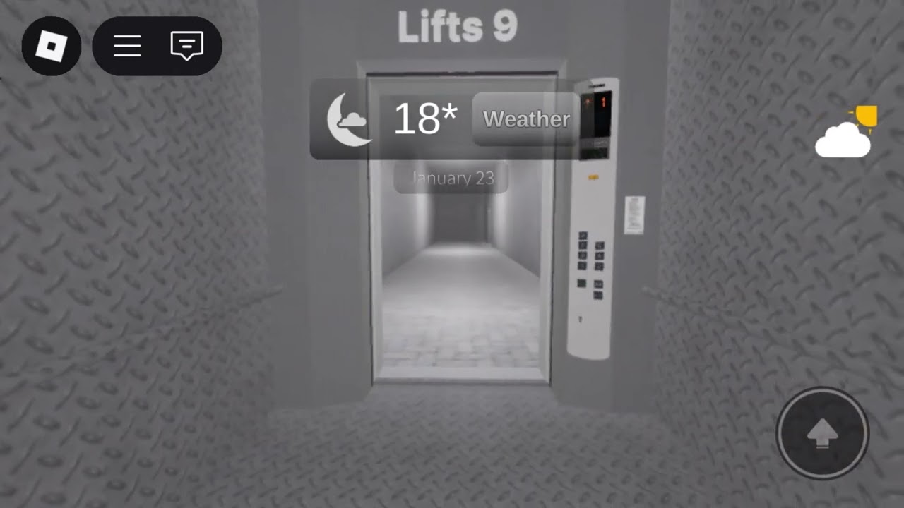 Mitsubishi Traction Service Elevator/Lift - AFP Plaza - Roblox