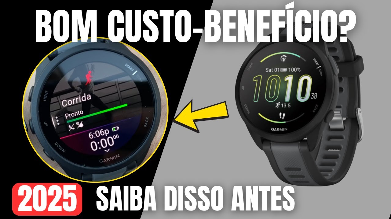 5 MOTIVOS INCRÍVEIS PARA VOCÊ COMPRAR O GARMIN FORERUNNER 165
