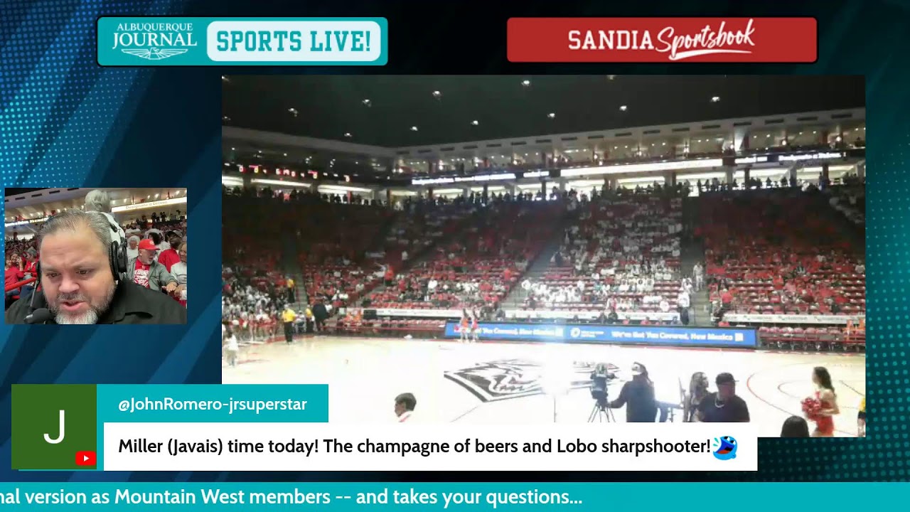 ABQJournal Sports Live! PREGAME FROM THE PIT!  San Diego State at UNM Lobos (Feb. 28, 2026)