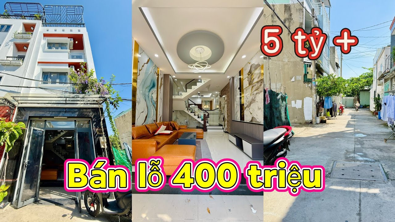 Bán lỗ 400 triệu nhà 3 lầu cung đường chính phường #nhadatq12 #nhaq12 #xh 