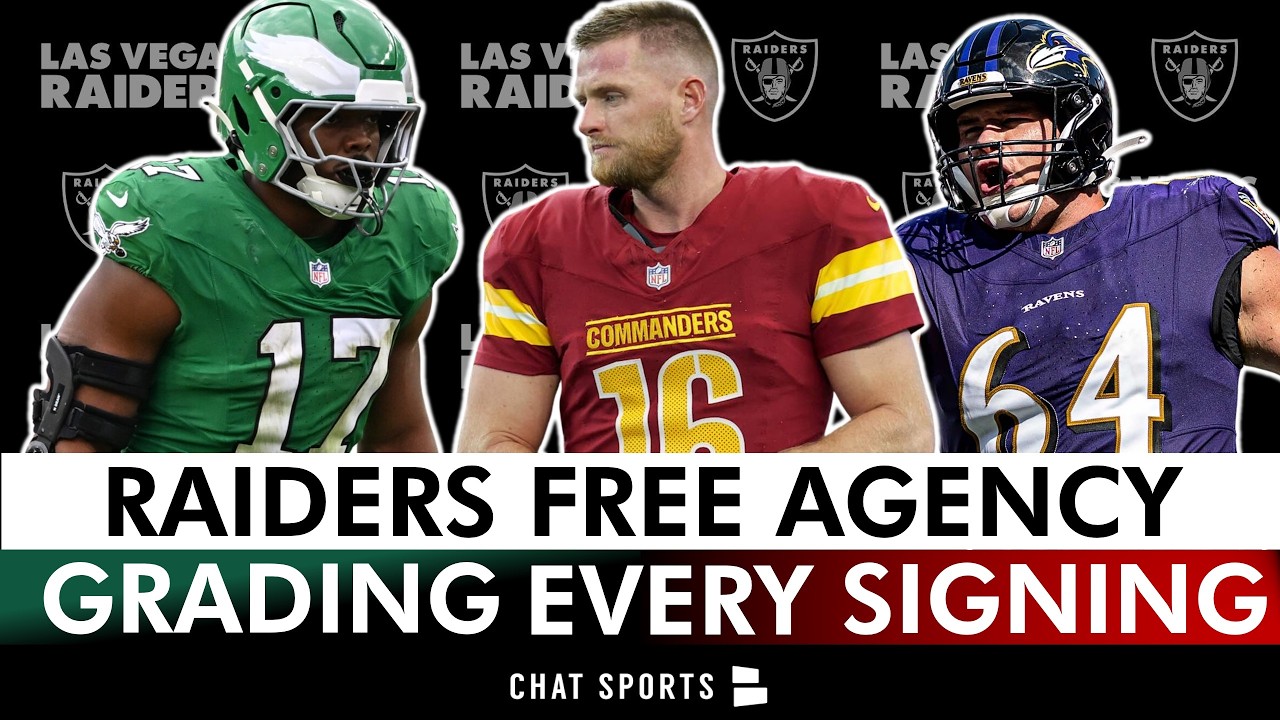Las Vegas Raiders 2026 NFL Free Agency Grades So Far Ft. Tyler Linderbaum & Nakobe Dean