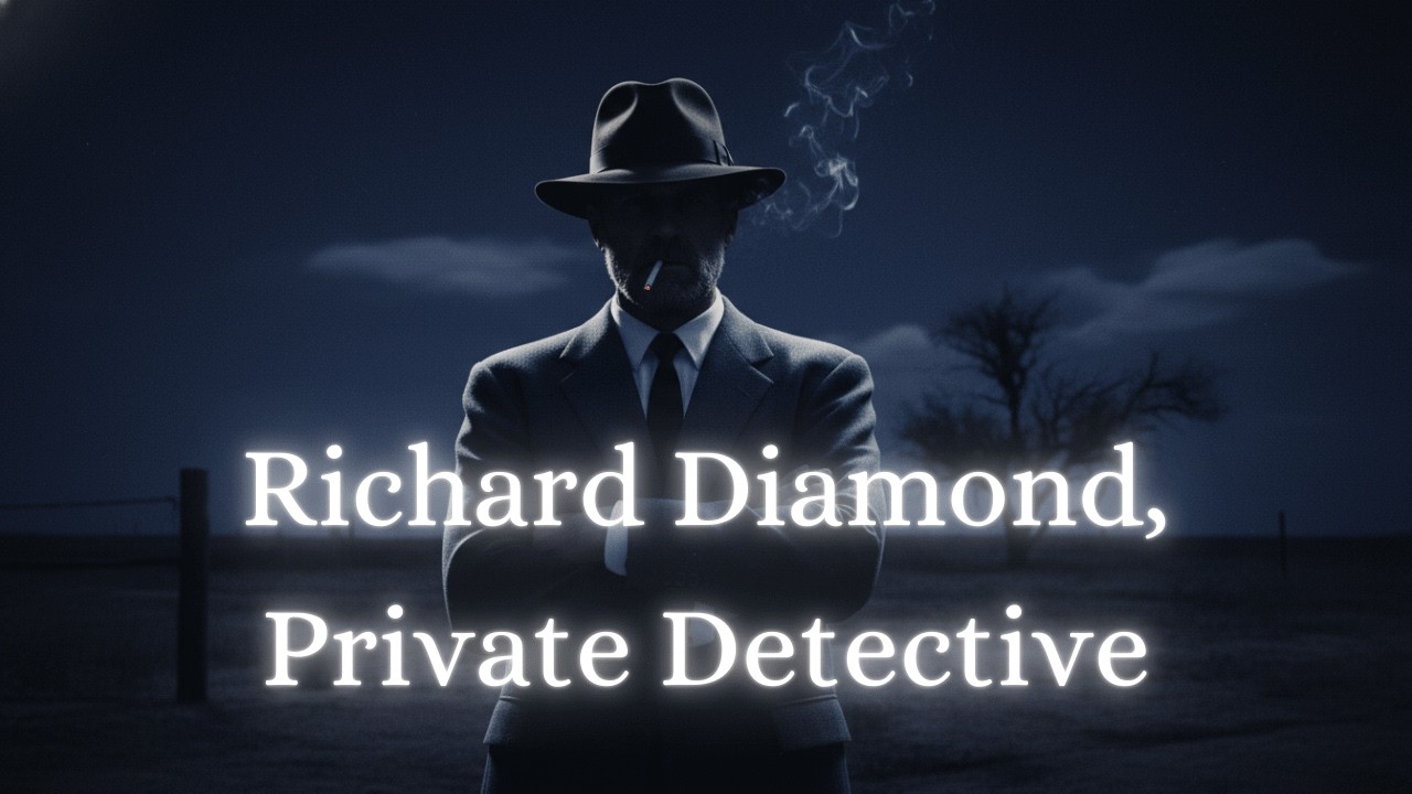 Richard Diamond, Private Detective  “The Oklahoma Cowboy Murder Case”  Classic Radio Noir