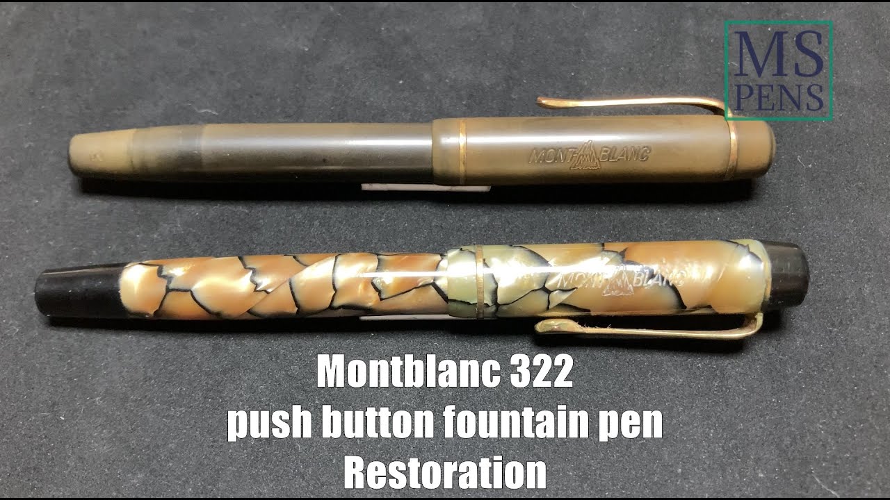 Montblanc 322 fountain pen - Restoration