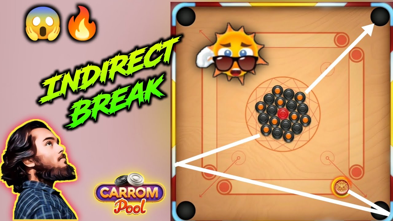 😍 Carrom Pool indirect Trick shot 🔥 gameplay / Sri Comeback🔥 carrom pool
